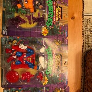 Nickelodeon Teenage Mutant Ninja Turtles Action Figures - Red, Blue, Purple